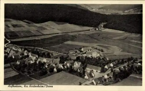 Ak Aufhausen Heidenheim an der Brenz Württemberg, Fliegeraufnahme