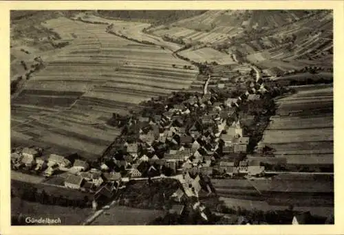 Ak Gündelbach Vaihingen an der Enz, Fliegeraufnahme