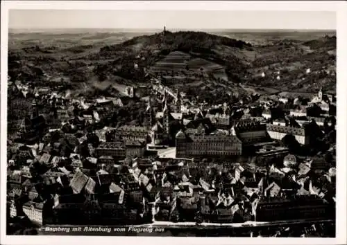 Ak Bamberg in Oberfranken, Fliegeraufnahme, Altenburg