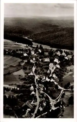 Ak Frutenhof Freudenstadt im Schwarzwald, Fliegeraufnahme