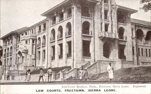 Ak Freetown Sierra Leone, Gerichtsgebäude