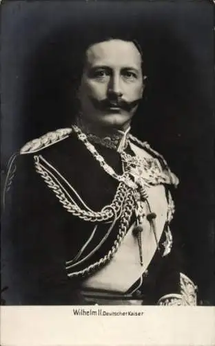 Ak Kaiser Wilhelm II., Portrait