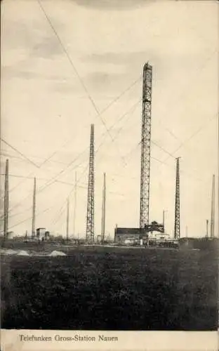 Ak Nauen im Havelland, Telefunken Groß-Station