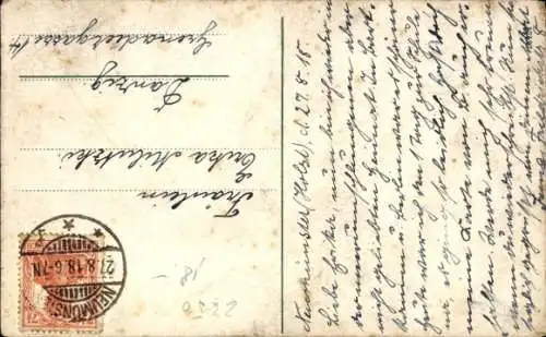 Ak Neumünster in Holstein, Kaiserliches Postamt