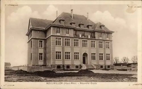 Ak Bollwiller Bollweiler Elsass Haut Rhin, Nouvelle Ecole