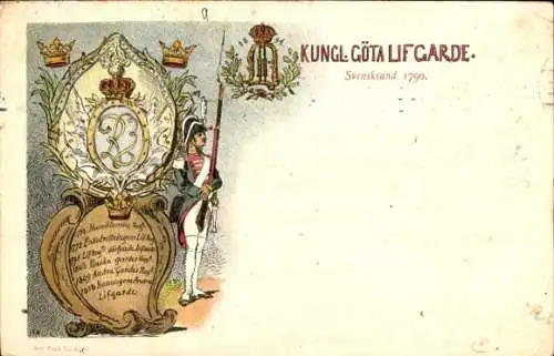 Litho Schweden, Königliche Leibgarde