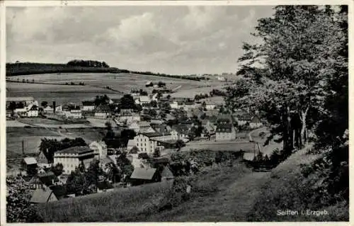 Ak Seiffen im Erzgebirge, Totalansicht