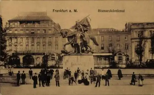 Ak Frankfurt am Main, Bismarckdenkmal