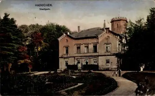 Ak Hainichen in Sachsen, Stadtpark