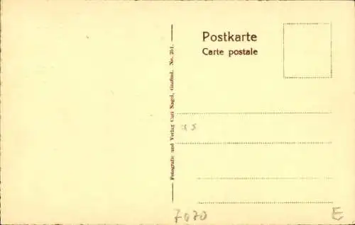 Ak Schwäbisch Gmünd im Ostalbkreis, Städtisches Hospital