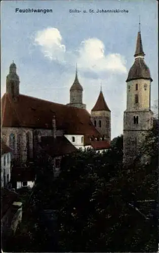 Ak Feuchtwangen in Mittelfranken, Stiftskirche, St. Johanniskirche