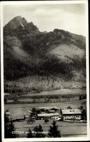 Ak Geitau Bayrischzell im Mangfallgebirge Oberbayern, Wendelstein, Berge