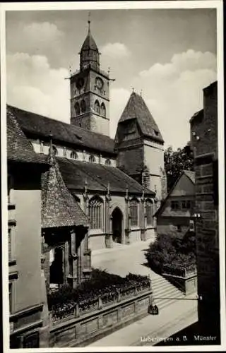 Ak Überlingen am Bodensee, Münster