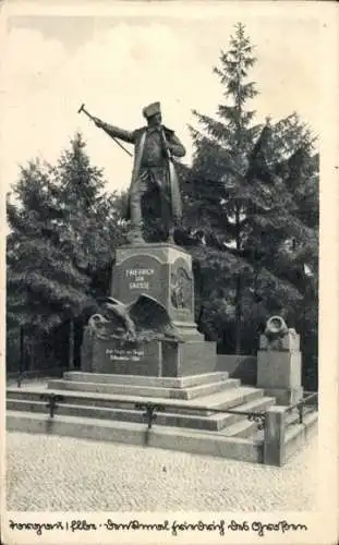 Ak Torgau an der Elbe, Denkmal Friedrichs des Großen