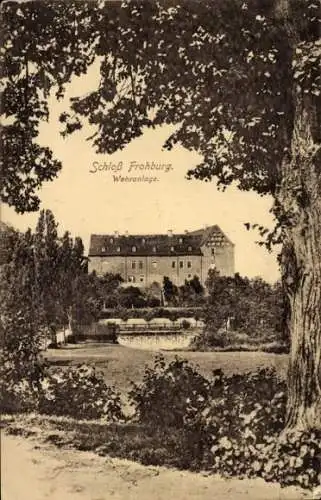 Ak Frohburg in Sachsen, Schloss, Wehranlage