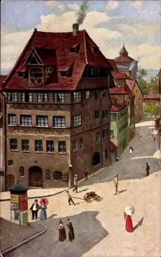 Ak Nürnberg in Mittelfranken, Albrecht Dürer Haus