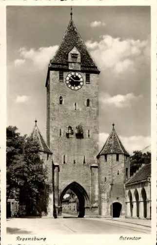 Ak Regensburg an der Donau Oberpfalz, Ostentor