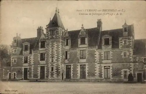 Ak Vernou sur Brenne Indre et Loire. Chateau de Jallenges