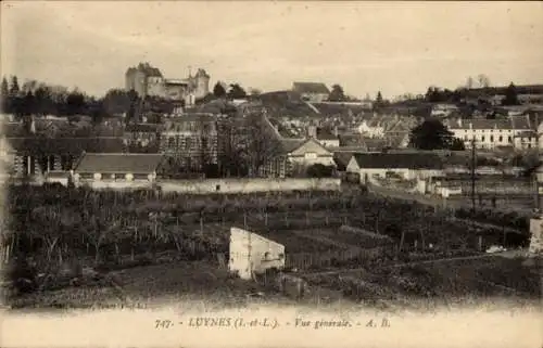 Ak Luynes Indre et Loire, Gesamtansicht