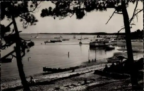 Ak Grand Piquey Gironde, Les bords du Bassin