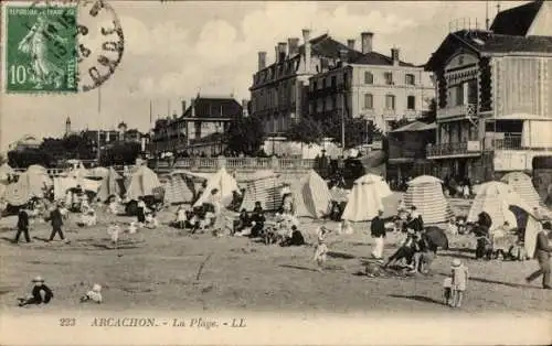 Ak Arcachon Gironde, Plage