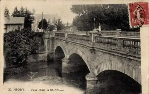 Ak Niort Deux Sèvres, Pont Main, St. Etienne