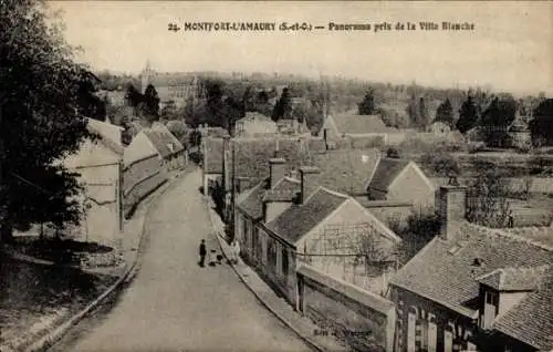 Ak Montfort l'Amaury Yvelines, Panorama aufgenommen von der Villa Blanche