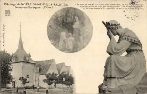 Ak Neuvy sur Barangeon Cher, Pelerinage de Notre-Dame-de-la-Salette