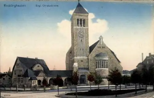 Ak Recklinghausen im Ruhrgebiet, Evgl. Christuskirche