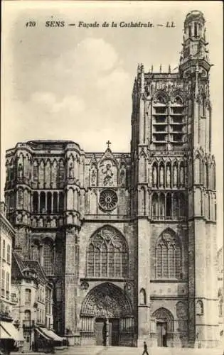 Ak Sens Yonne, Kathedrale Saint-Etienne