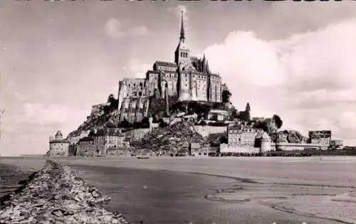 Ak Le Mont Saint Michel Manche, Abtei, Südwestküste