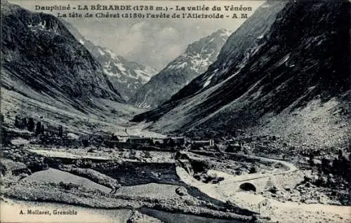 Ak La Bérarde Isère, Veneon-Tal