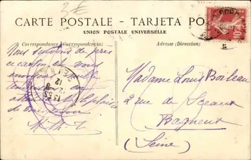 Ak Corrida de Toros, Bombita devant son adversaire mort