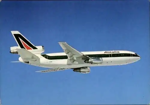 Ak Italienisches Passagierflugzeug der Alitalia, DC-10-30, I-DYNE