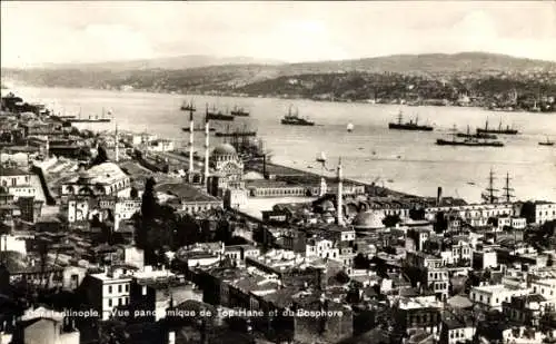 Ak Konstantinopel Istanbul Türkei, Tophane, Hafen, Bosphore