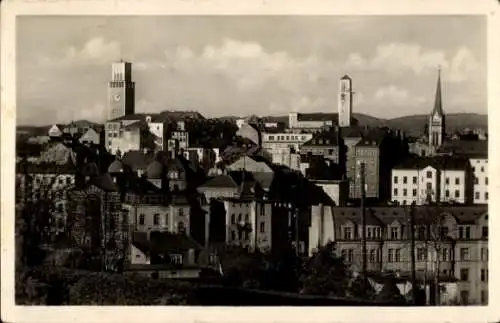 Ak Jablonec nad Nisou Gablonz an der Neiße Region Reichenberg, Stadtbild