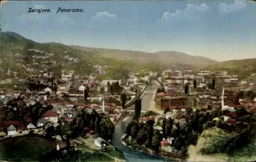 Ak Sarajevo Bosnien Herzegowina, Panorama