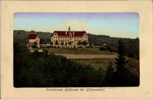 Präge Passepartout Ak Hellersen Lüdenscheid in Nordrhein Westfalen, Sanatorium