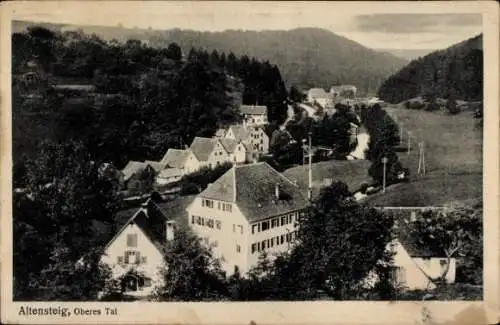 Ak Altensteig im Schwarzwald Württemberg, Oberes Tal