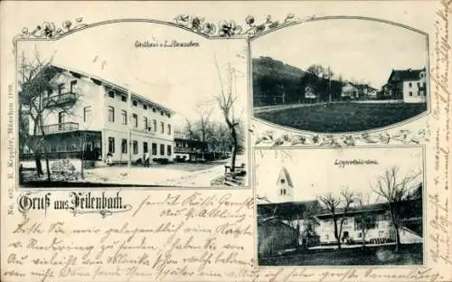 Ak Feilenbach Fahlenbach Rohrbach an der Ilm, Gasthaus L. Rauscher, Lippertskirchen