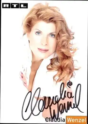 Ak Schauspielerin Claudia Wenzel, Portrait, Autogramm