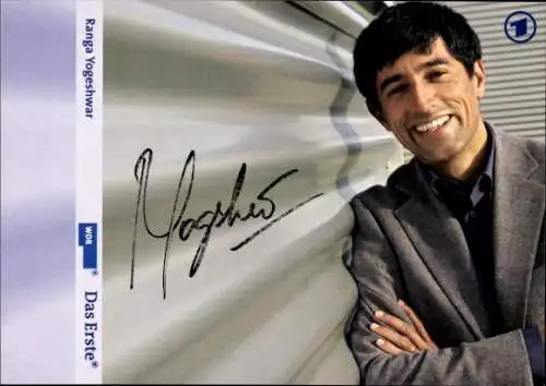 Ak Moderator Ranga Yogeshwar, Portrait, Sendung W wie Wissen, Autogramm