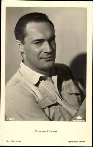 Ak Schauspieler Gustav Diessl, Portrait
