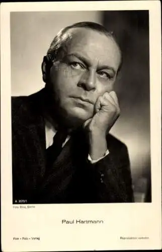 Ak Schauspieler Paul Hartmann, Portrait, Film Foto Verlag A 3573/1