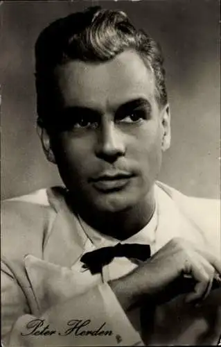 Ak Schauspieler Peter Herden, Portrait