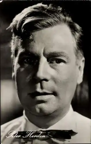 Ak Schauspieler Peter Herden, Portrait