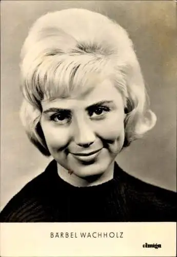 Ak Sängerin Bärbel Wachholz, Amiga, Portrait, Strickpullover