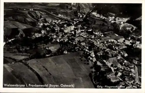 Ak Weißenbrunn in Oberfranken, Fliegeraufnahme