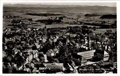 Ak Wangen im Allgäu, Fliegeraufnahme