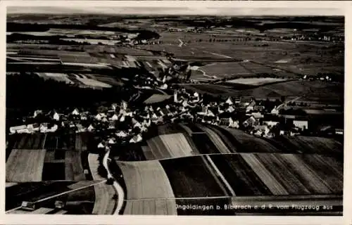 Ak Ingoldingen in Württemberg, Fliegeraufnahme